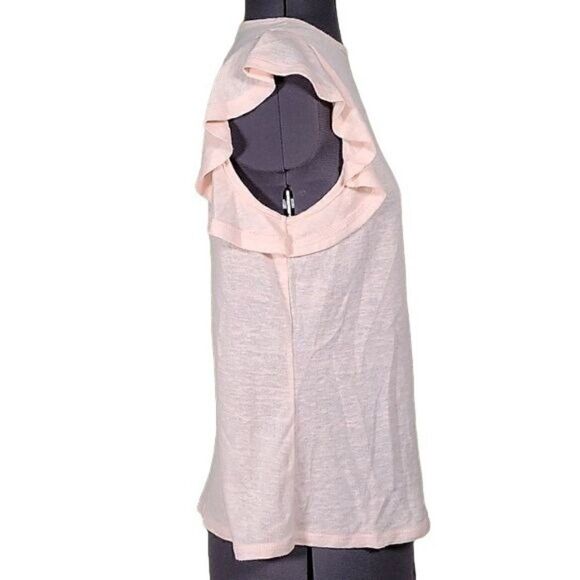 a new day Pink Ruffle Sleeveless Top Sz S - Picture 3 of 7